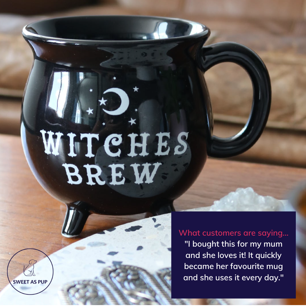 Witches brew cauldron mug