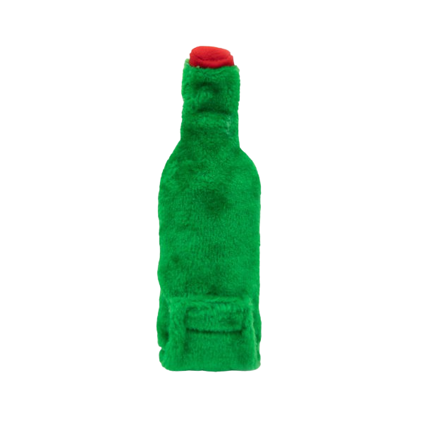 Zippy Paws crunchable Lager Happy Hour Crusherz dog toy 