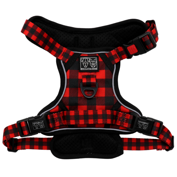 Big & Little Dogs all-rounder harness - Plaid to the bone