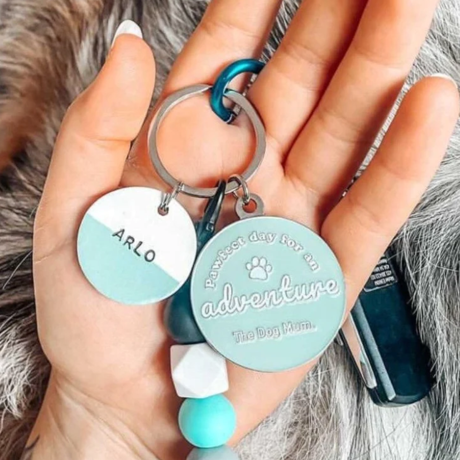 Keyring - Pawfect day for an adventure - Sweet As Pup